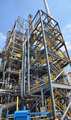 Ohio State Syngas Chemical Looping Pilot Unit located at NCCC