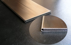 High-Strength Thin-Wall Heat Exchanger Construction — Up to 40 fin/cm