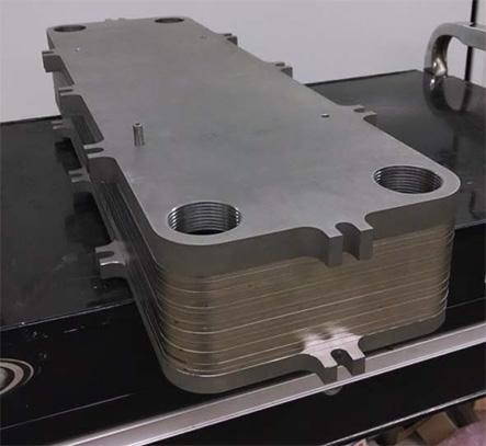 Small scale (30kW) High Efficiency Low Cost (HELC) recuperative heat exchanger developed by Altex Technologies Corp.