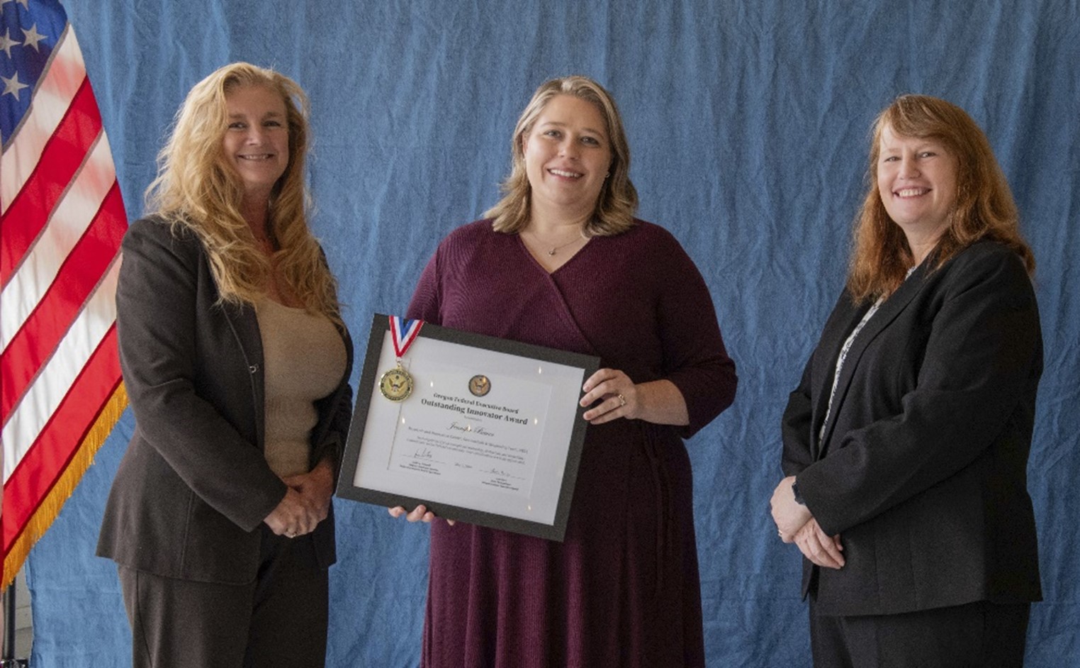 NETL’s Jennifer Bauer took home the award in the Outstanding Innovator category from the Oregon Federal Executive Board at a recent ceremony in Vancouver, Washington.