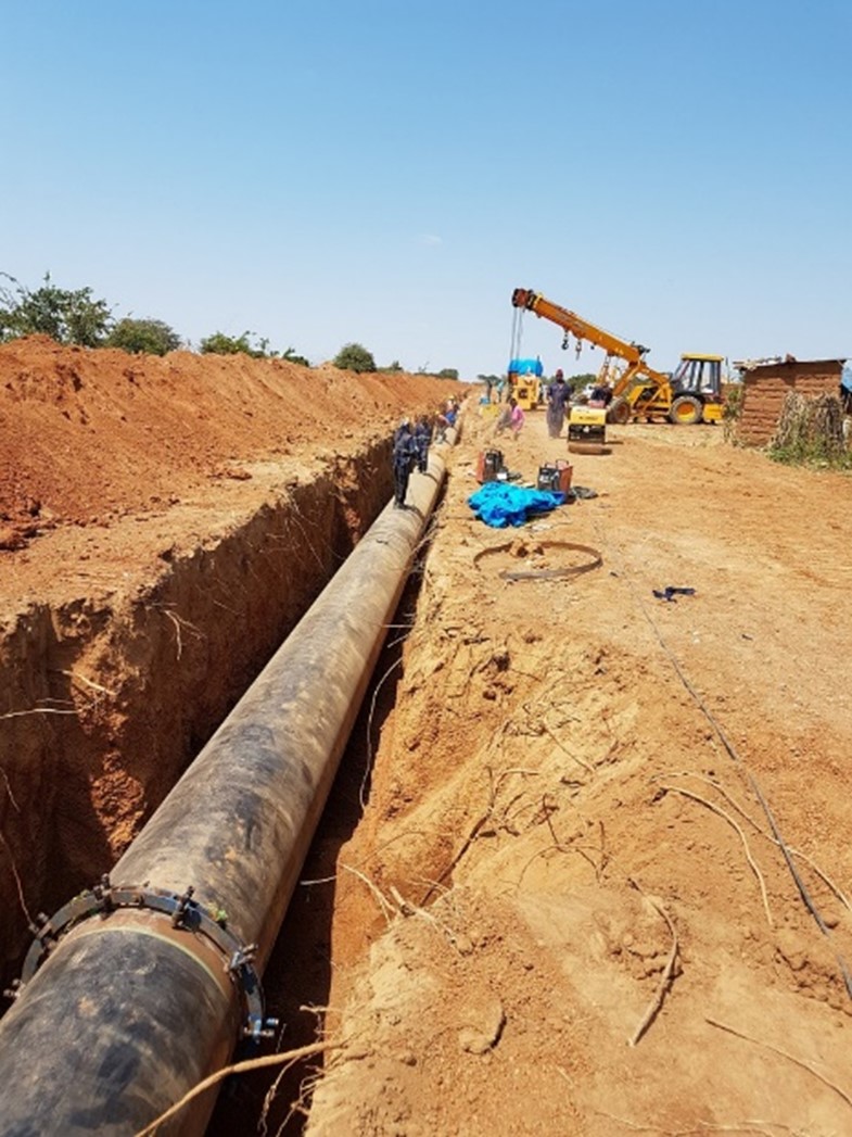 Underground CO2 pipelines.