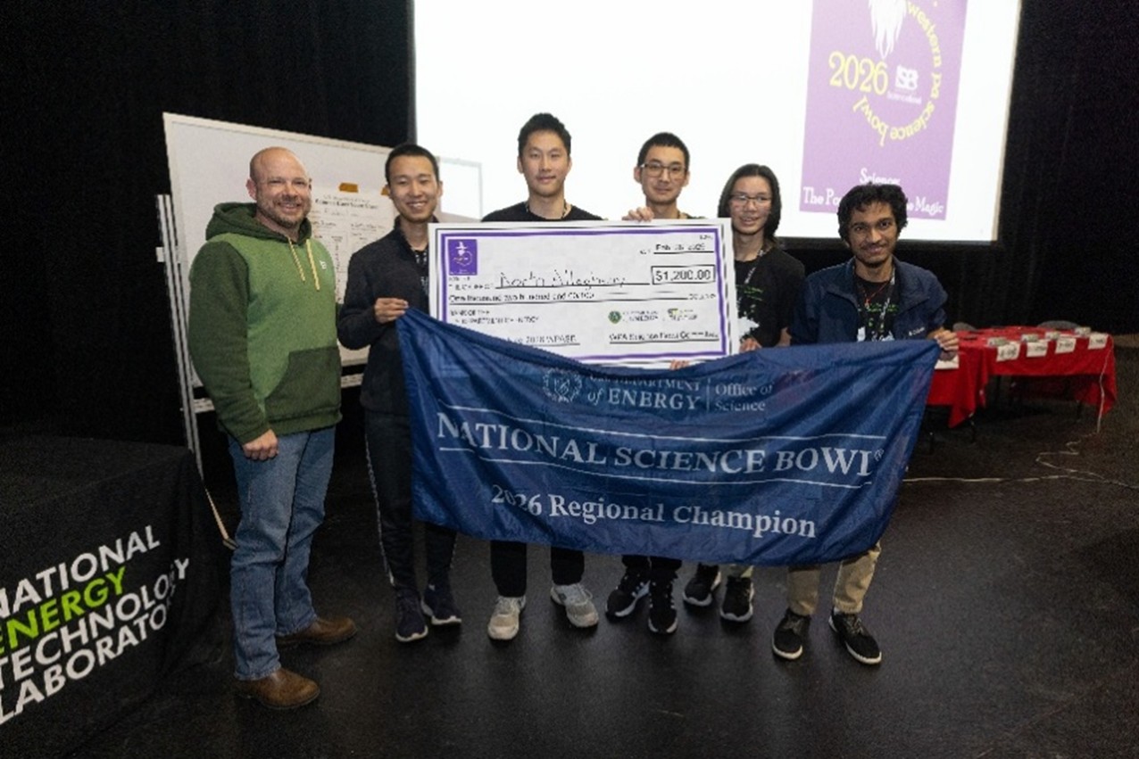 North Allegheny Senior High School, winners of the Western Pennsylvania Science Bowl high school competition.