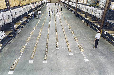 Core layout room at the BEG’s Houston Research Center.