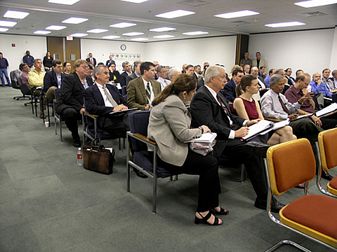 Large conference room at BEG’s Houston Research Center