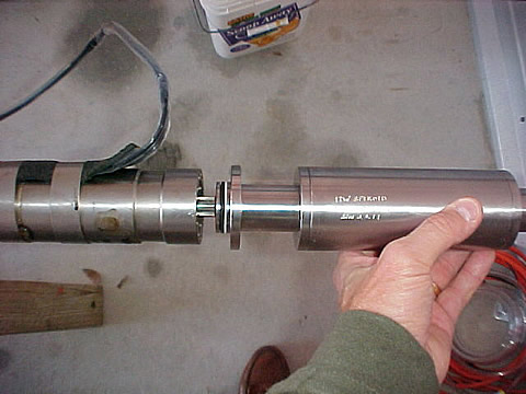 Motor to gear coupling.