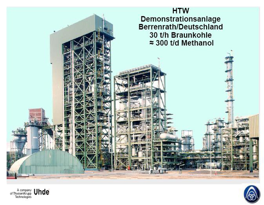 Figure 3: View of Berrenrath’s HTW Demonstration Plant (source: Uhde)