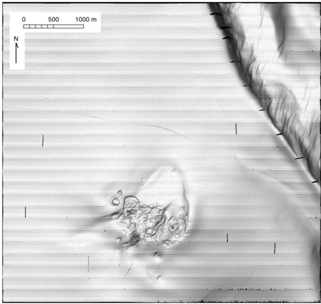 Multibeam image of Mississippi Canyon Block 118