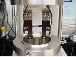 Photo of Resonant Ultrasound Spectrometer Sample Stage and Pressure Vessel