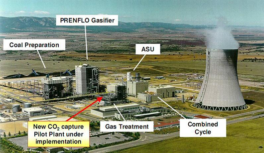 Overview of the ELCOGAS IGCC Facility, Puertollano, Spain (source: Uhde)