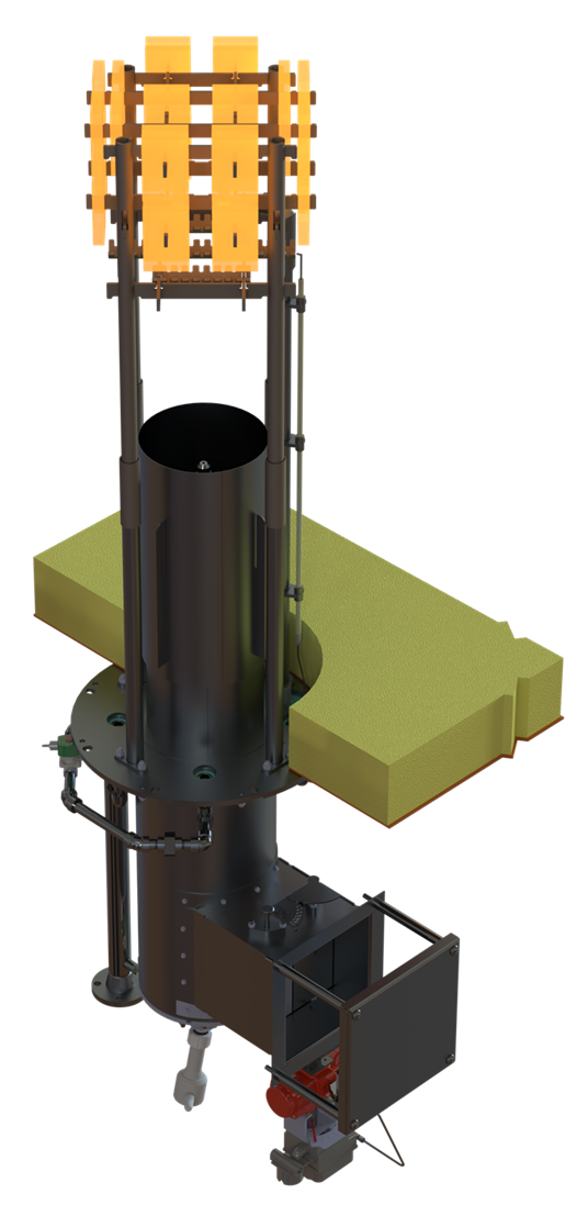 A model of the ClearSign Core H2 Process Burner.