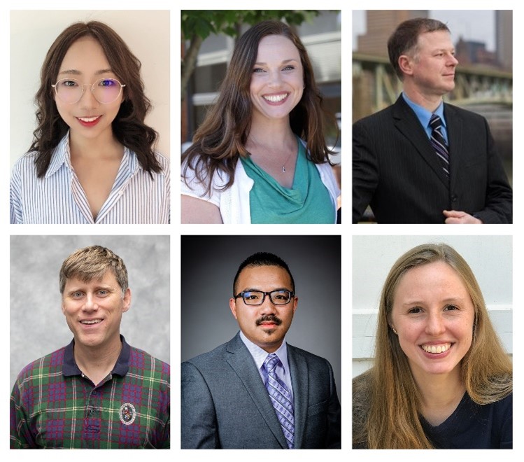 TREE team members (top row from left) are Mengling Stuckman, Christina Lopano and Thomas Tarka. Second row from left are Ward Burgess, Jonathan Yang and Alison Fritz.