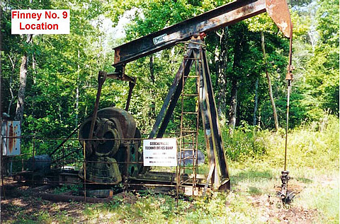 Finney No. 9 location in East Texas Field, Rusk County, TX.