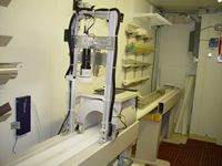 Interior of mobile core lab (courtesy Anadarko Petroleum)