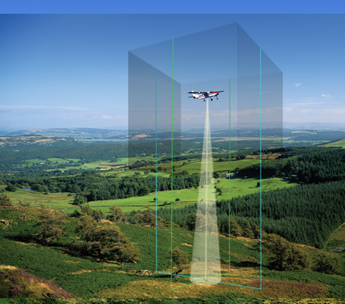 The ITT airborne system can be used to quickly and efficiently locate and detect and locate  concentrations of natural gas associated with leaks from transmission pipelines with a  high degree of confidence.