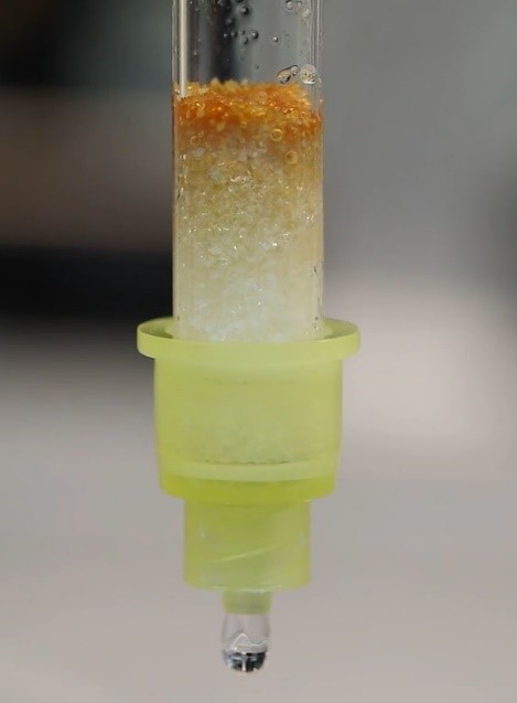 Capture of contaminants from water flowing through sorbent.