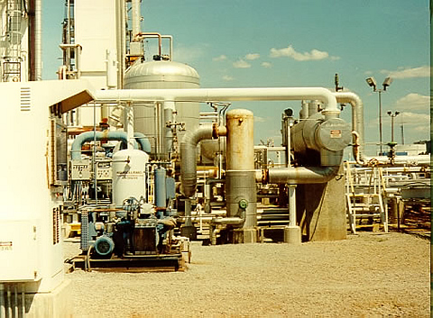 Air separation plant, East Binger Unit, Caddo County, OK.