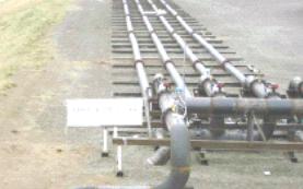 Heat exchangers during testing