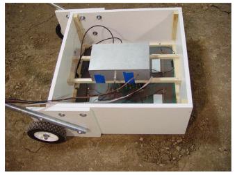 16-element CT sensor mounted on cart