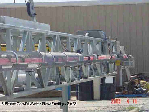 University of Tulsa flow loop test facility.