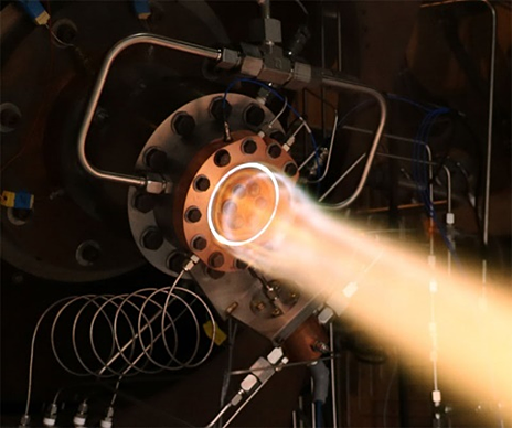 Rotating Detonation Engine Test Fire (Purdue University)