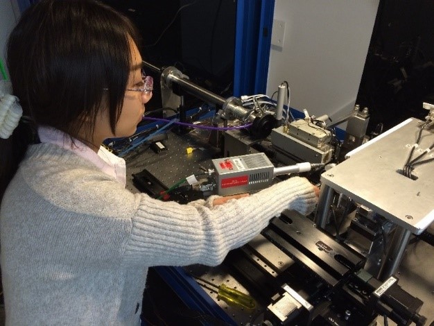 NETL’s Dr. Mengling Stuckman studies rare earth elements using DOE’s Stanford Synchrotron Radiation Lightsource.