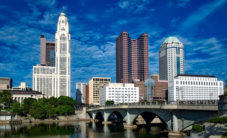 The Columbus, Ohio city Skyline