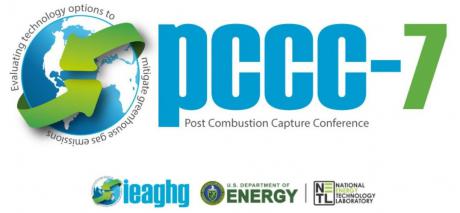 The Post-Combustion Capture Conference (PCCC7) logo.