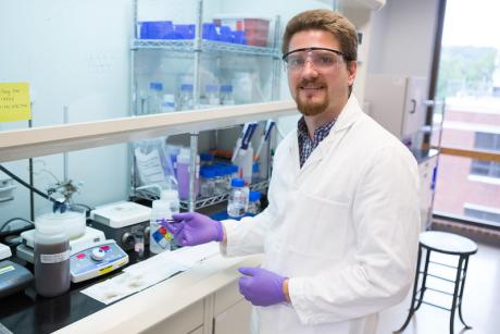 NETL’s Scott Crawford investigates functional materials at the Lab.