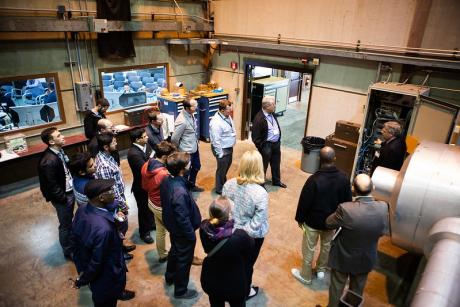 Attendees listen in on a presentation at a prior LEAP Workshop.
