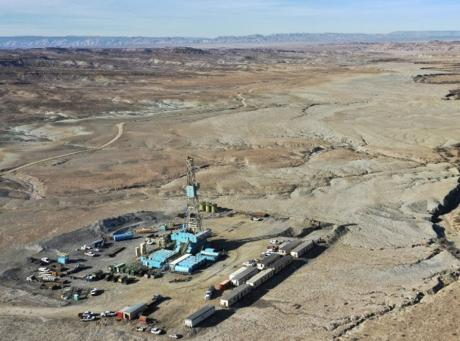 Drilling operation in eastern Utah’s Paradox Basin.