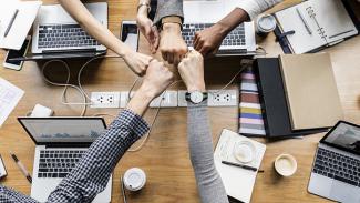 Fistbump around connected computers: Working with NETL – and Economic Development Webinar