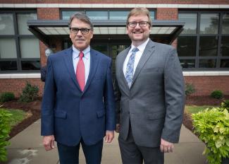 Rick Perry and Brian Anderson