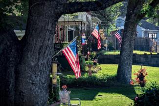 IWG flags in neighborhood