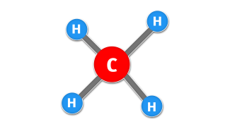 Methane molecule