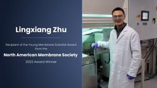 Congratulations to Lingxiang Zhu for winning the 2023 Young Membrane Scientist Award