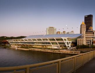 The David Lawrence Convention Center in Pittsburgh.