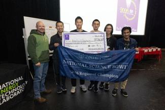North Allegheny Senior High School, winners of the Western Pennsylvania Science Bowl high school competition.